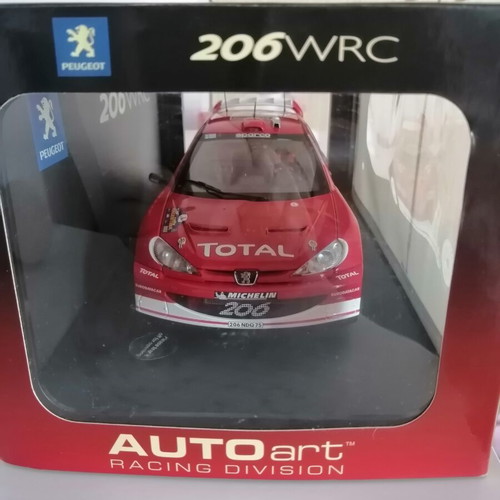 AUTOart 1:18 Peugeot 206 WRC model car, Rally Argentina 2003