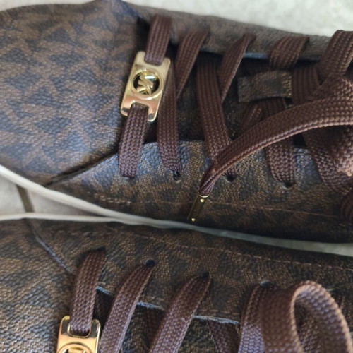 Michael Kors sneakers size 41 used, brown and gold