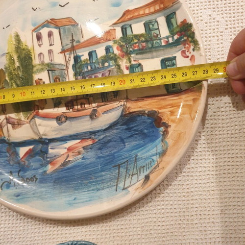 Hand-painted plate new