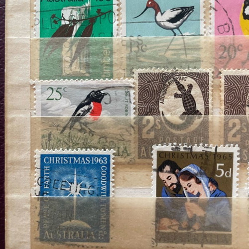 Collectible Australian stamps 1950–1965 in good condition