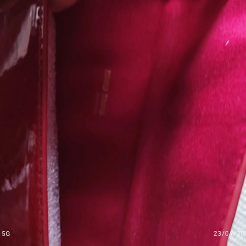 Miu Miu clutch red new with gold detailing