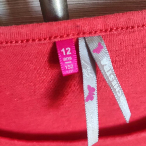 Orchestra long sleeve shirt like new, for 10-11 years, red