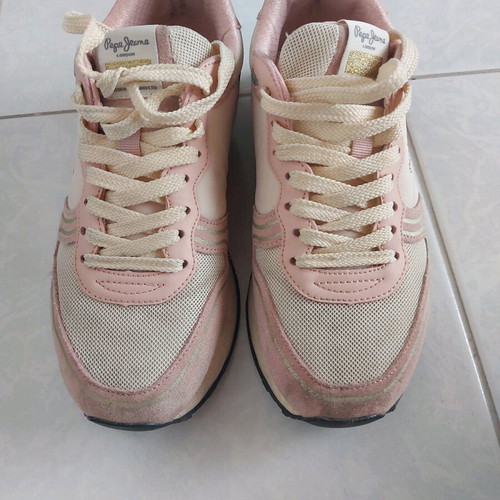 Pepe Jeans sneakers used, size 37, pink sports shoes
