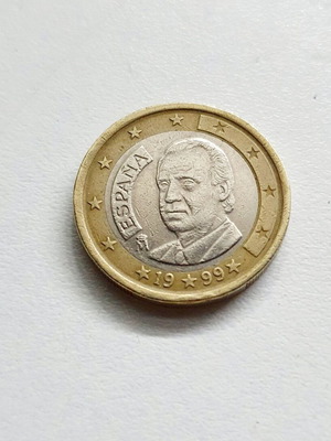 Σπάνιο συλλεκτικό κέρμα 1€ euro Ισπανία 1999 μεταχειρισμένο
