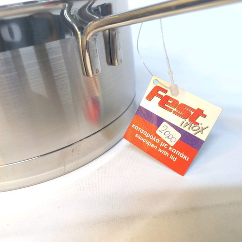 Fest 18/10 stainless steel saucepan with lid new