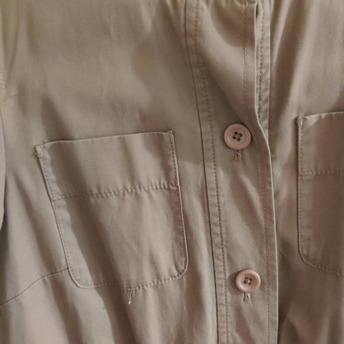 Cotton jacket used, size M, brown