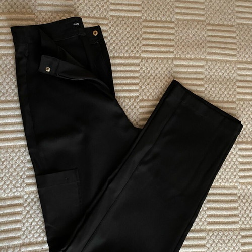 Cargo fabric pants Sinsay like new, black/blue, size M