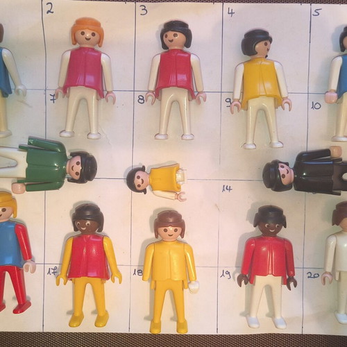 Playmobil pack of 9 figures
