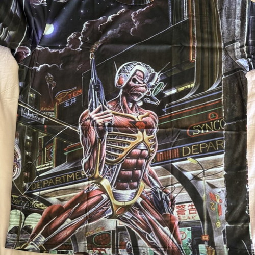 Iron Maiden T-shirts new, pack of 4, polyester mesh