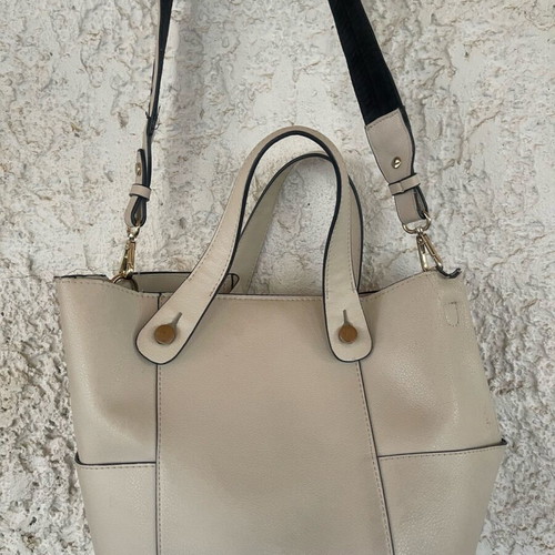 Zara Basic Collection Shoulder Bag used, white