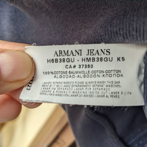 Armani Jeans jacket used, blue, size XL