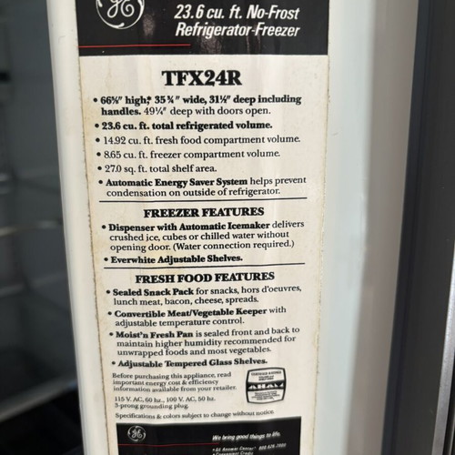 General Electric vintage refrigerator