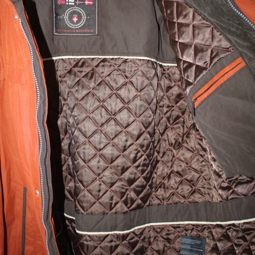Farfield orange men's jacket used, size EUR 56