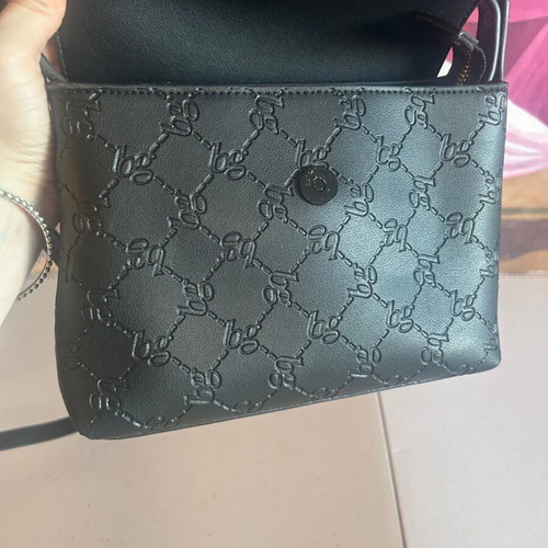 Blugirl Blumarine Y2K black monogram shoulder bag like new