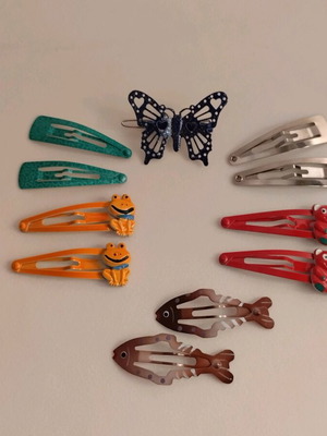 Vintage hair clips set of 11 pieces, new
