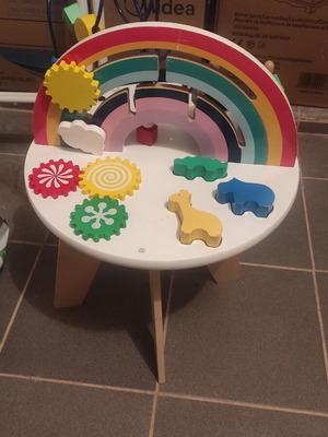 Wooden activity table like new