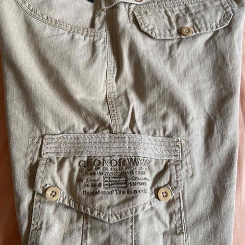 Bermuda shorts large Geonorway beige like new