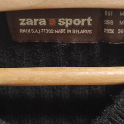 Zara men's vest black size M used unisex