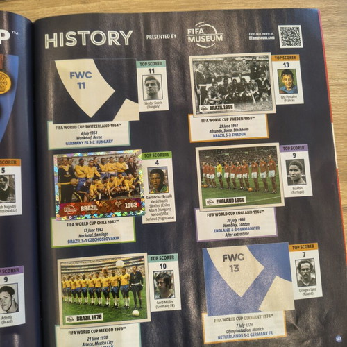 Panini album FIFA World Cup 2026 like new with 150 stickers and Coca Cola extras