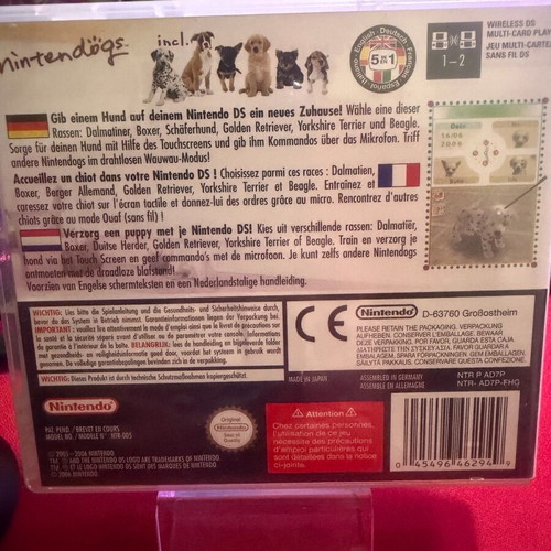 Nintendogs Dalmatian and Friends Nintendo DS game like new Pal edition