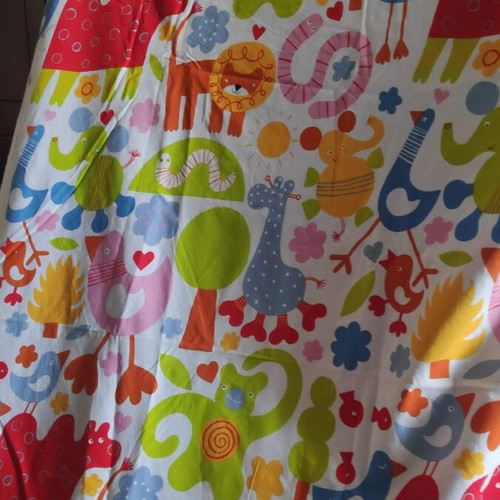 IKEA Animal Zoo cotton fabric new 1.20x3.00m Eva Lundgreen 2008