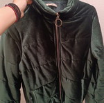 Women's bomber jacket cypress velour like new, small