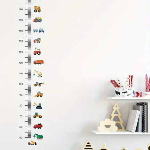 Growth height measurement wall sticker for kids, two designs
