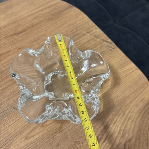 Chribska Bohemian art glass decorative ashtray