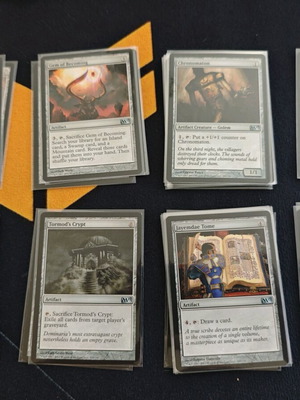 MTG M13 Artifacts and Lands Collection Like New with Sleeves
