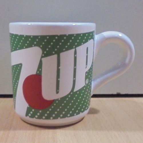 7 UP vintage promotional mug used