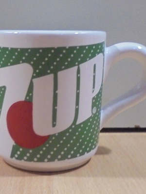 7 UP βίνταζ διαφημιστική κούπα μεταχειρισμένη