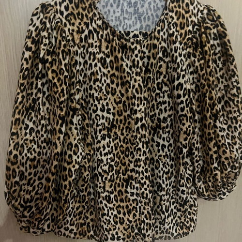 Zara leopard print set, brown
