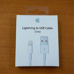Apple Lightning to USB Καλώδιο Φόρτισης (1m) Γνήσιο Λειτουργικό