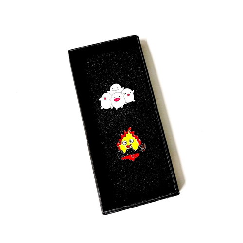 Studio Ghibli Warawara & Calcifer Enamel Pin Set New Limited Edition