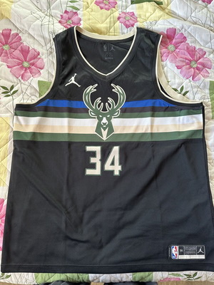 Antetokounmpo Bucks 2021 XXL Swingman φανέλα σαν καινούργια αυθεντική