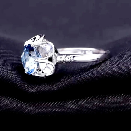 Women's silver 925 ring new with mystic quartz