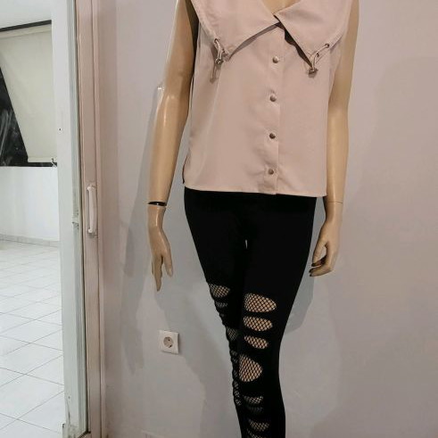 Cream shirt vest used, size L