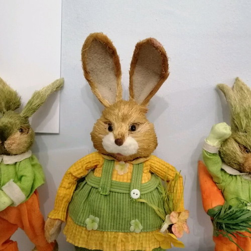 The Hare Mother with Baby Hares like new, pack of 3 pieces
