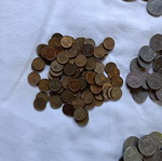 Πακέτο νομισμάτων μεταχειρισμένο, ελληνικά και λίγα ξένα