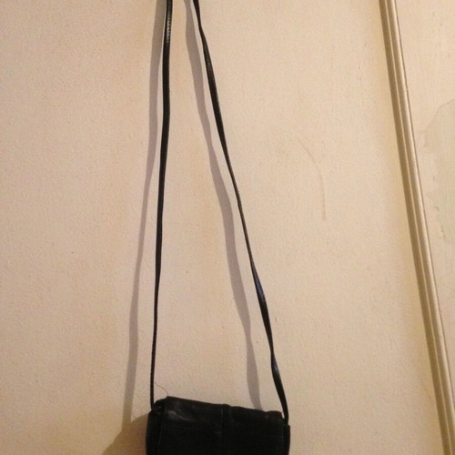 Vintage black crossbody bag used