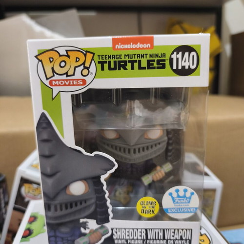 Funko Pop Glow Exclusive Shredder TMNT New