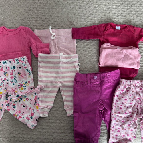Baby girl clothes pack 0-3 months used, winter