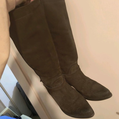 Cowboy women's boots used, brown, size 40, suede