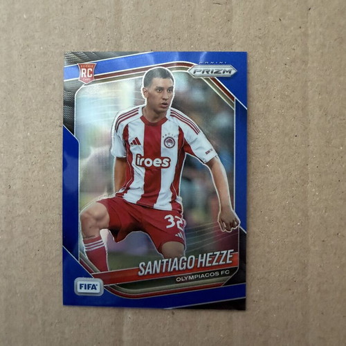 2025-26 Panini FIFA Prizm Rookie Card Santiago Hezze Olympiacos like new