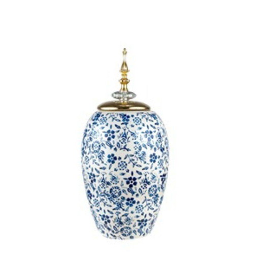 Decorative ceramic vase gold 18×42.5cm new