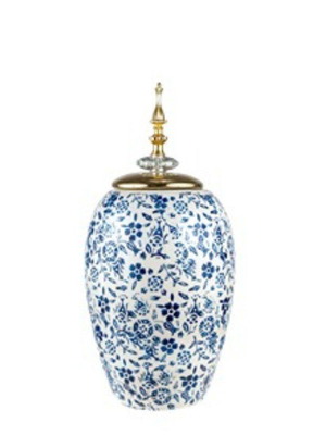 Decorative ceramic vase gold 18×42.5cm new