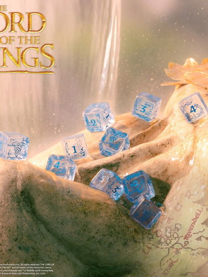 The Lord of the Rings Rivendell 10xD6 Dice Set Water