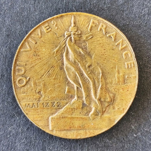 Medal 1882 like new from the League of Patriots