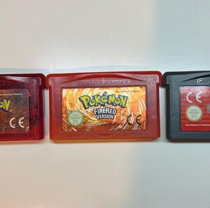 3 pokemon games Nintendo Gameboy Advance