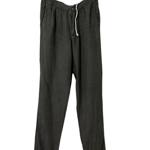 Alpha Studios linen pants, green, size M